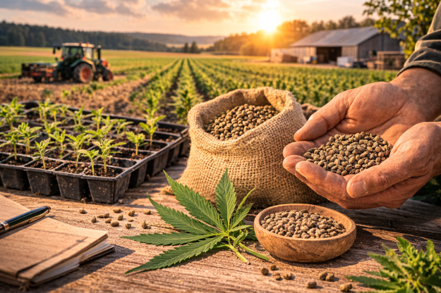 Cannabissamen aus landwirtschaftlicher Urproduktion als Grundlage des Handels