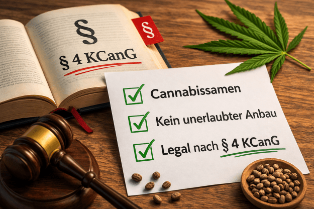 Checkliste zum legalen Umgang mit Cannabissamen im Onlinehandel nach § 4 Konsumcannabisgesetz (KCanG)